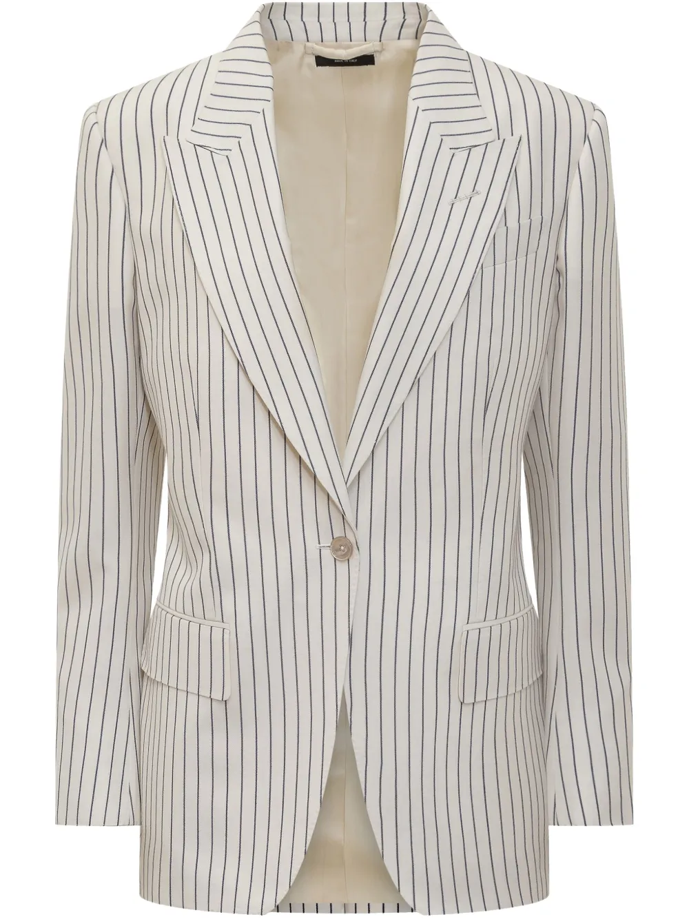 striped blazer