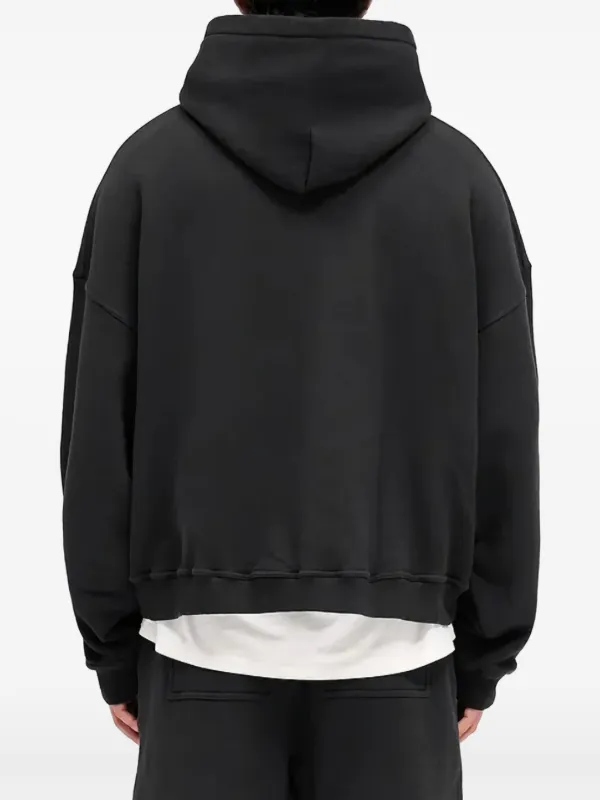 【REPRESENT】★送料・関税込み★レップアップリケパーカー Represent REP アップリケ パーカー | ブラック | FARFETCH JP