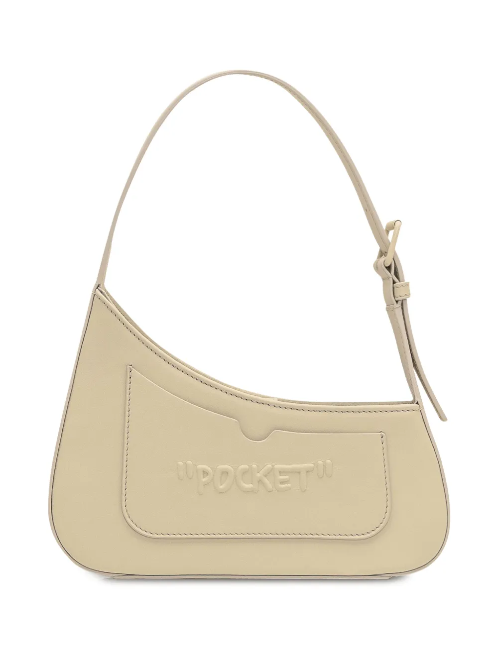 Off-White Jitney shoulder bag - Beige