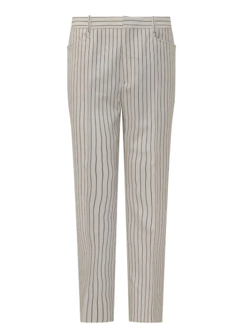 TOM FORD striped wool tailored trousers 