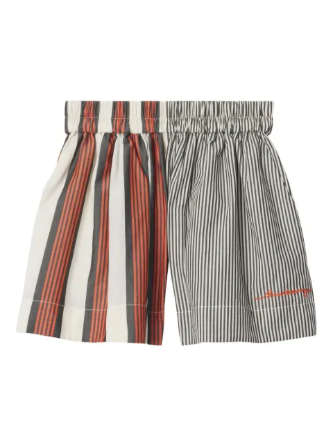 Burberry Kids striped cotton shorts 