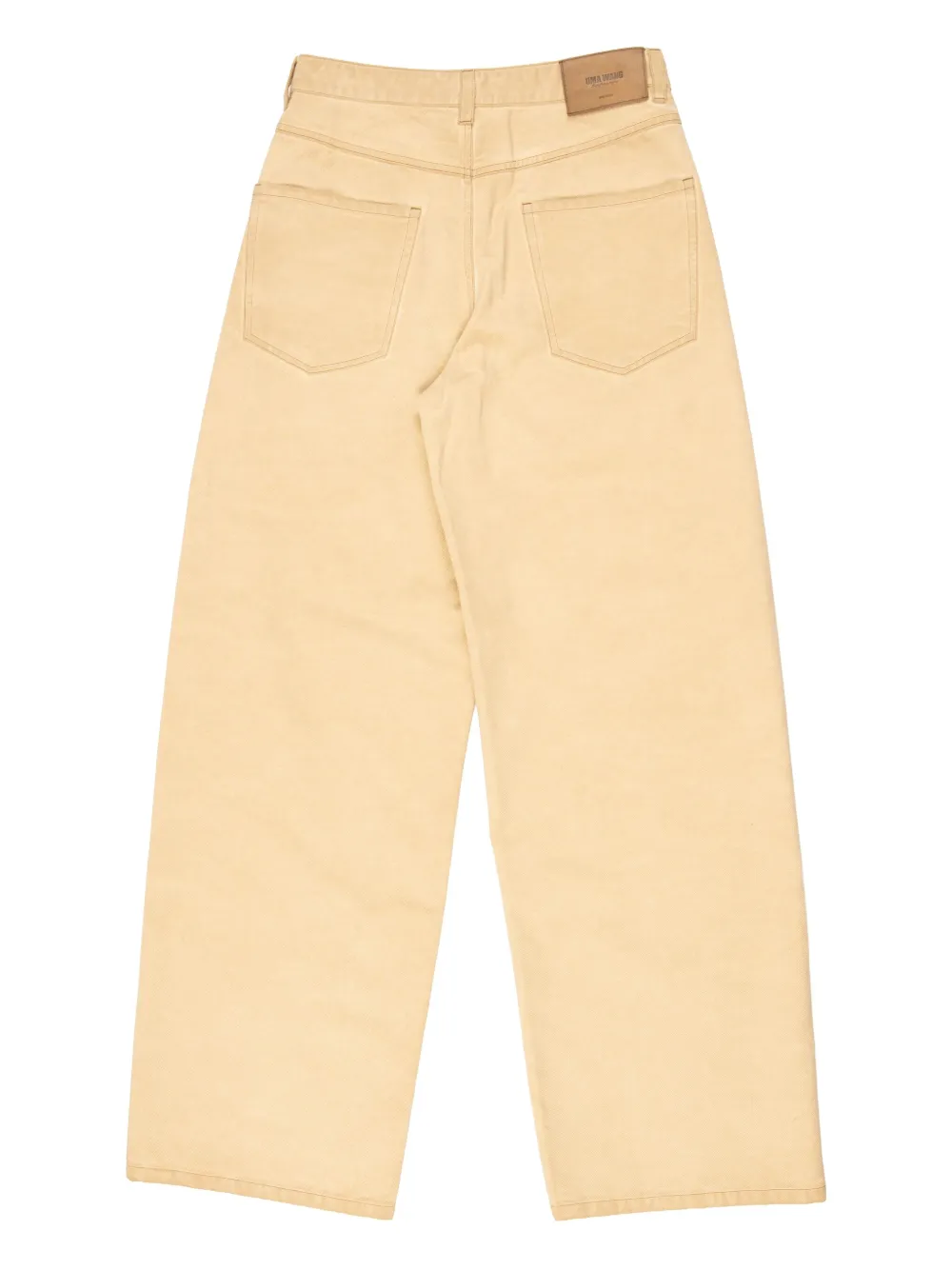 Uma Wang wide-leg jeans - Beige