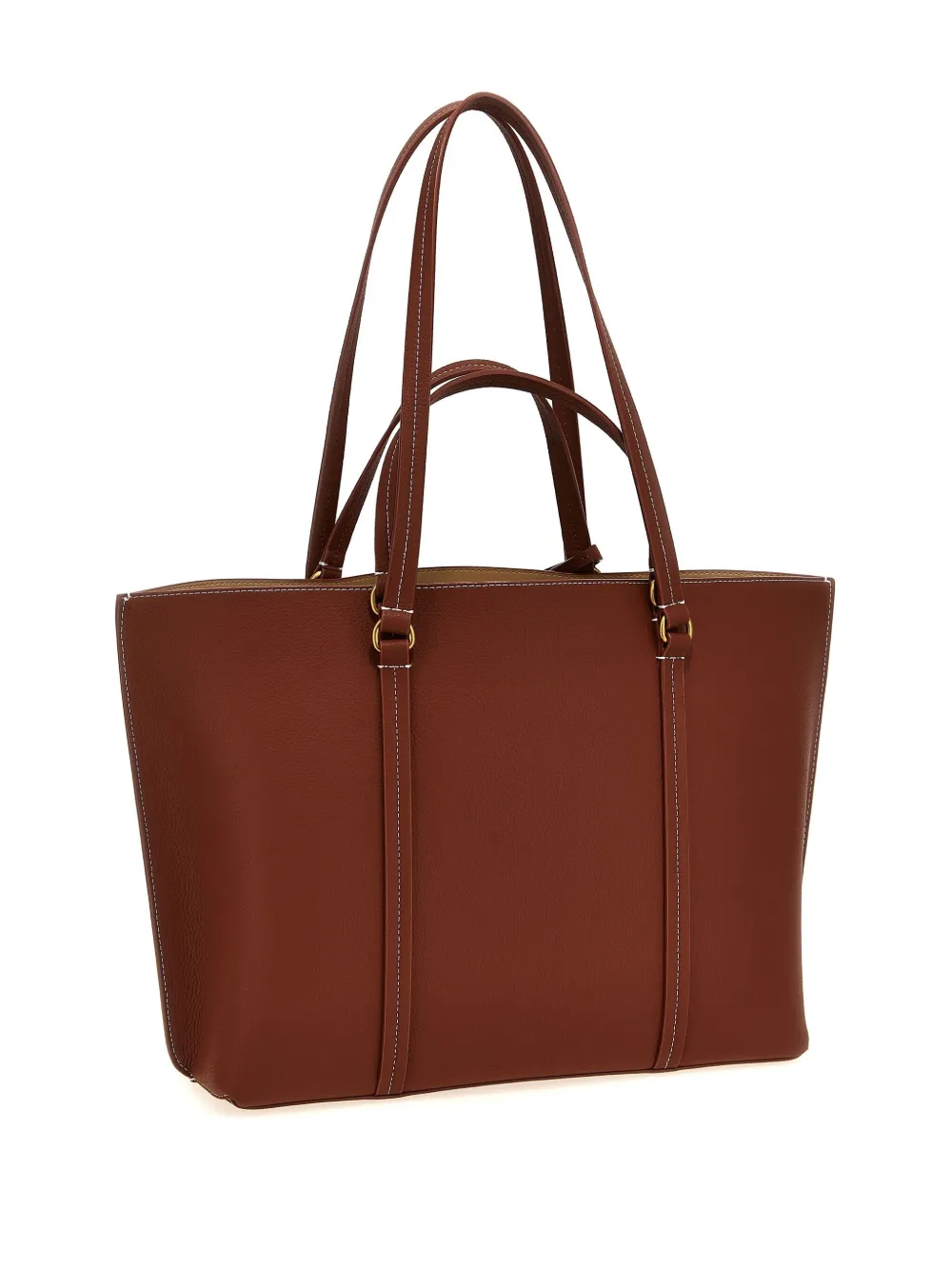 Pinko Carrie Tote Bag In Brown