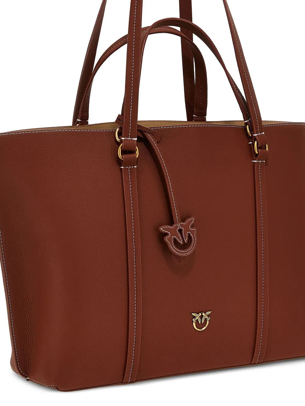 PINKO Carrie shopper Bruin