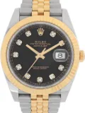 Rolex pre-owned Datejust 41mm - Black