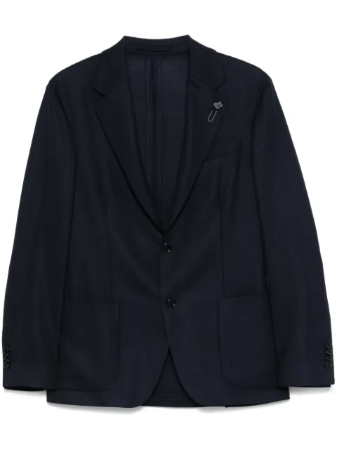 Lardini brooch-detail blazer
