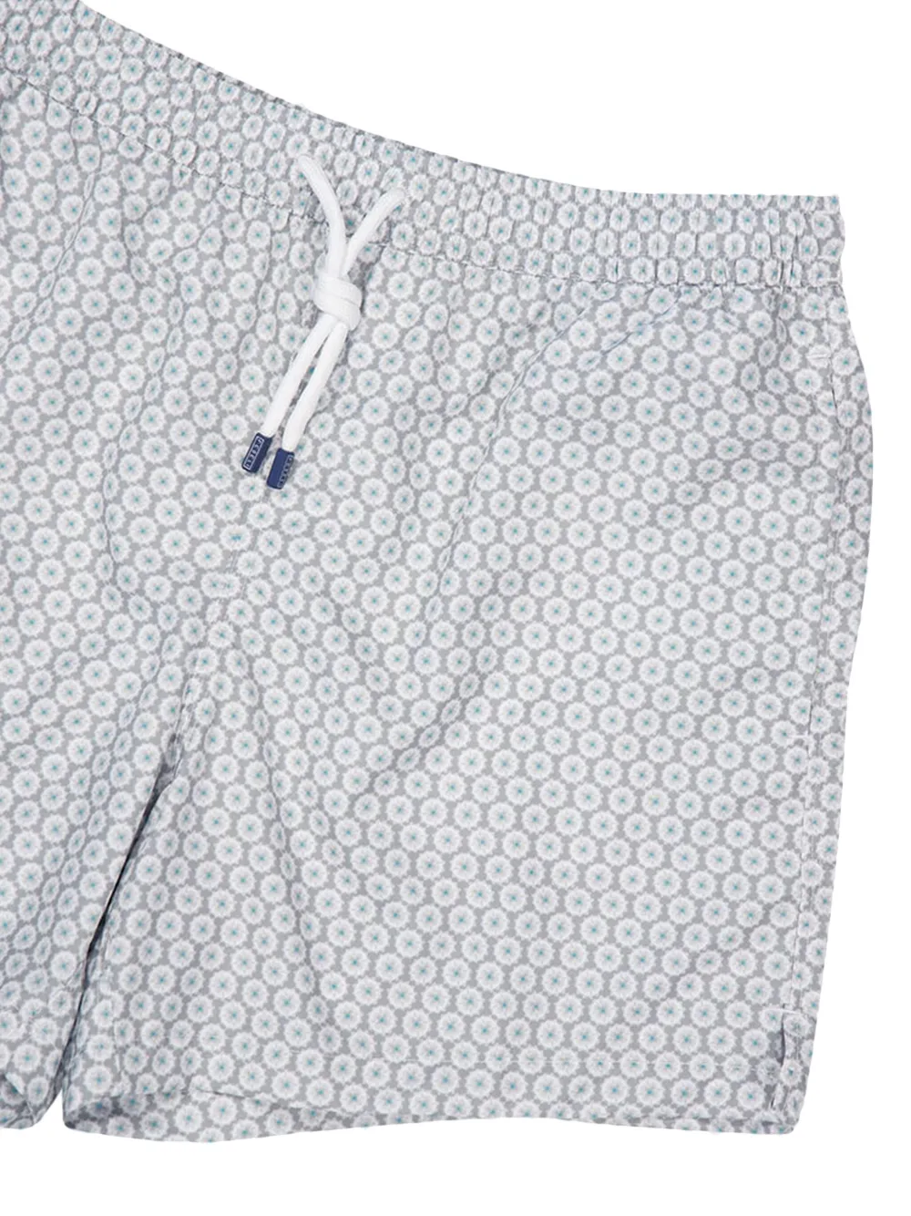 Fedeli geometric-print swim shorts Grijs