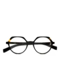 Kaleos Hanson round-frame glasses - Black