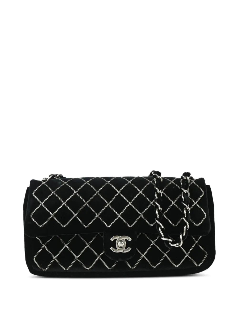 CHANEL Pre-Owned 2005 イーストウエスト ショルダーバッグ - ブラック CHANEL Pre-Owned 2005 イーストウエスト ショルダーバッグ - ブラック