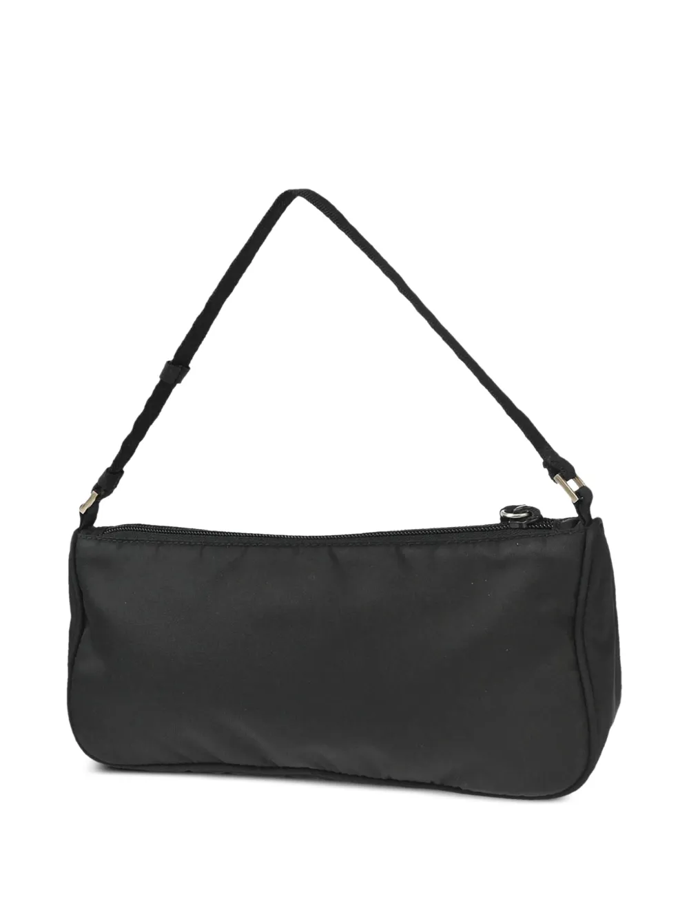 Pre-owned Prada 1990-2000s Triangle-logo Handbag In Black