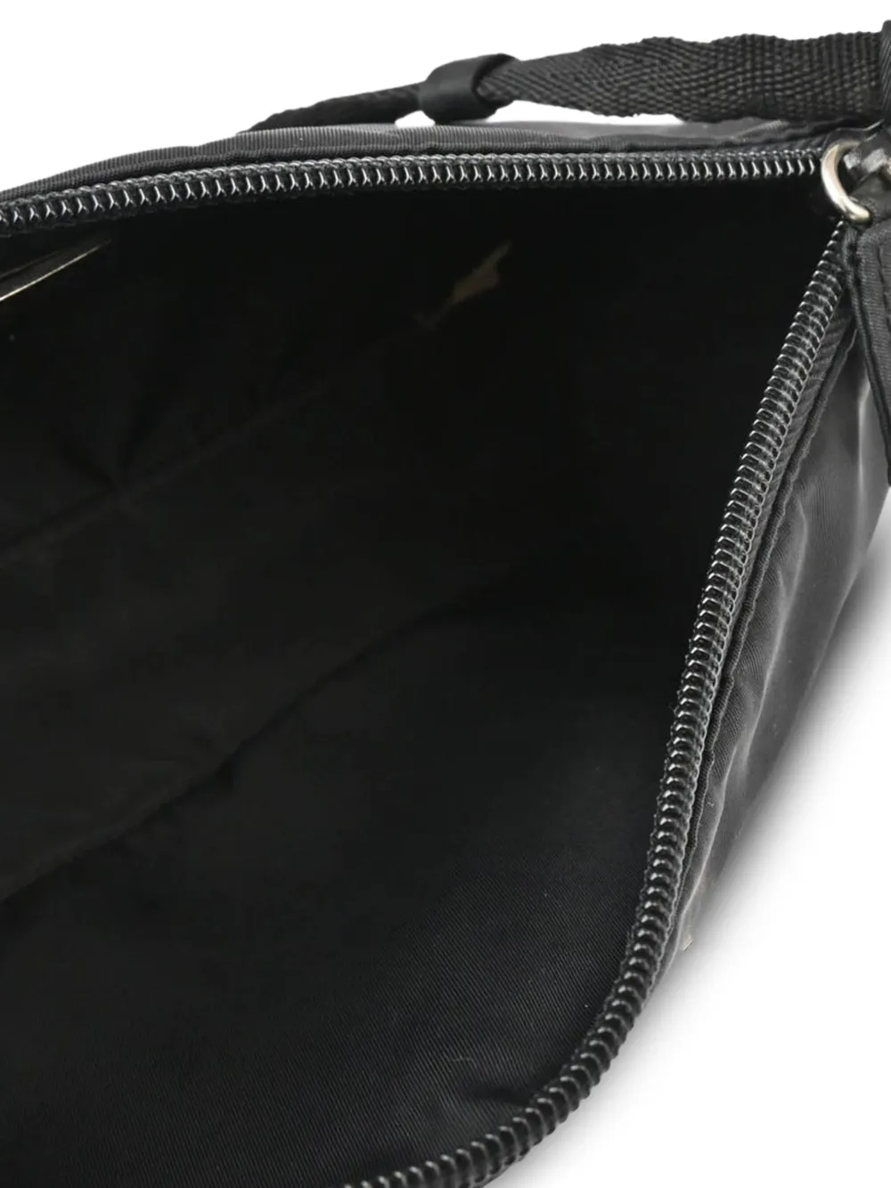 Pre-owned Prada 1990-2000s Triangle-logo Handbag In Black
