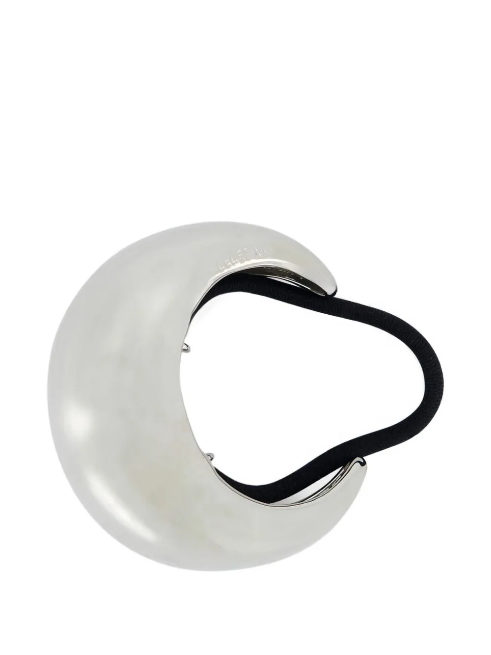 Lelet NY Glossy Dome haarelastiek - Zilver
