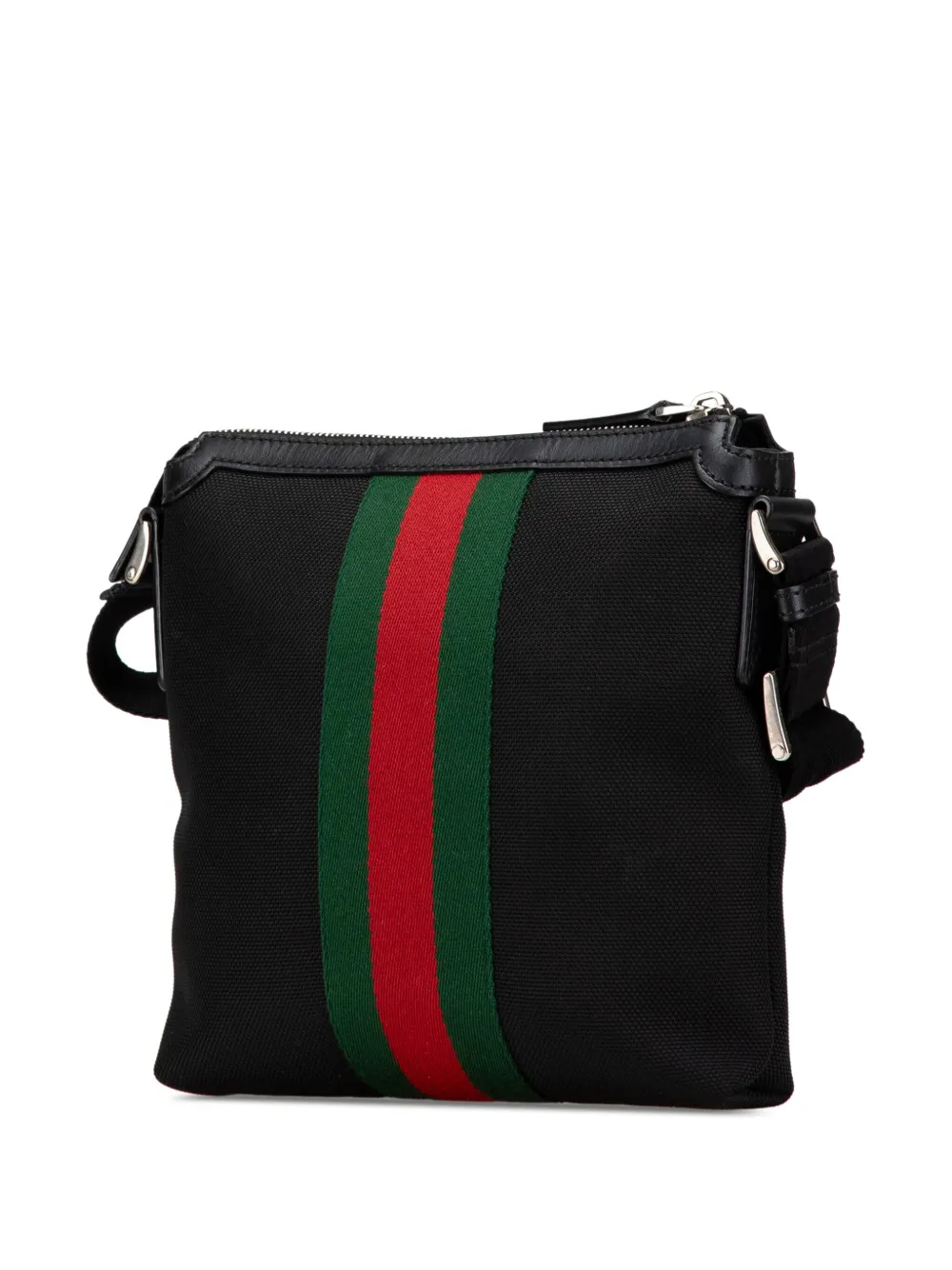 Gucci Pre-Owned Borsa a tracolla Techno in tela con decorazione Web 2016-2024 | Borse Pre-owned | Image 3