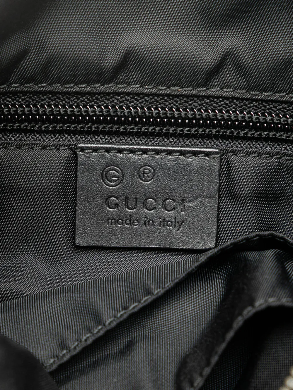 Gucci Pre-Owned Borsa a tracolla Techno in tela con decorazione Web 2016-2024 | Image 6