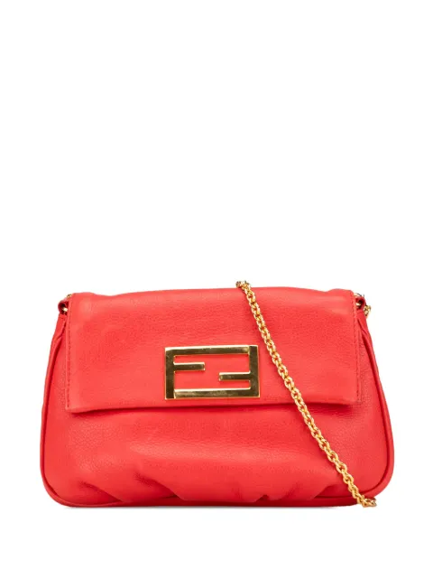 Fendi Pre-Owned 2010-2023 Leather Fendista Pochette crossbody bag