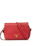 Prada Pre-Owned 2013-2024 Vitello Phenix Flap crossbody bag - Red