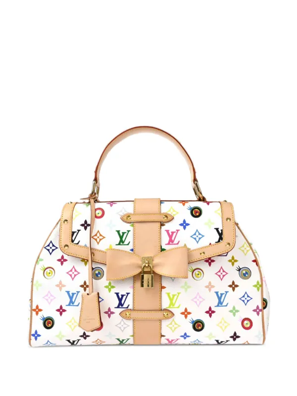 Louis Vuitton Pre-owned X Murakami 2003 Eye Love GM Tote Bag in White