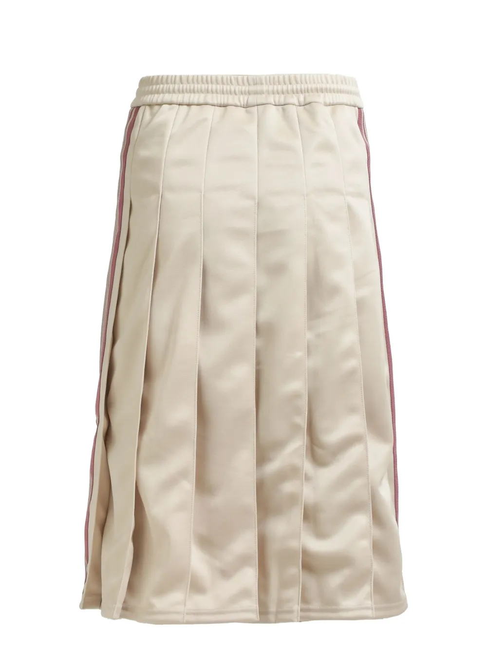 Shop Needles Pleated Track Skirt In Neutrals