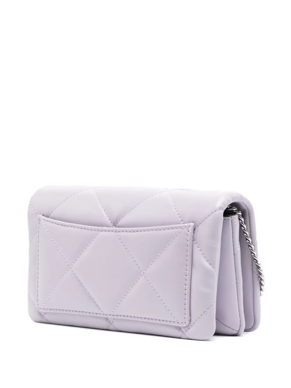 Tory Burch Kira Clover portemonnee met ketting Paars