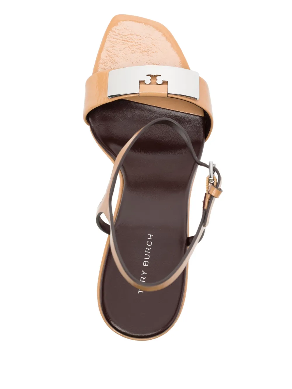 Tory Burch 80mm Gigi wedge sandals Brown