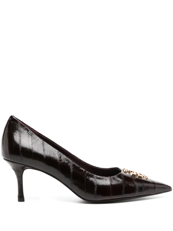 Tory Burch 65mm Eleanor Pumps Brown FARFETCH PH