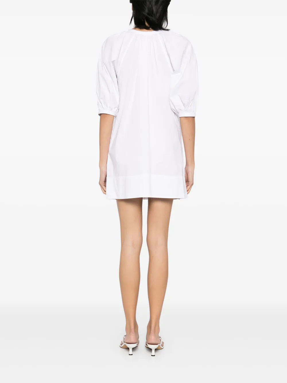 STAUD Vincent jurk Wit