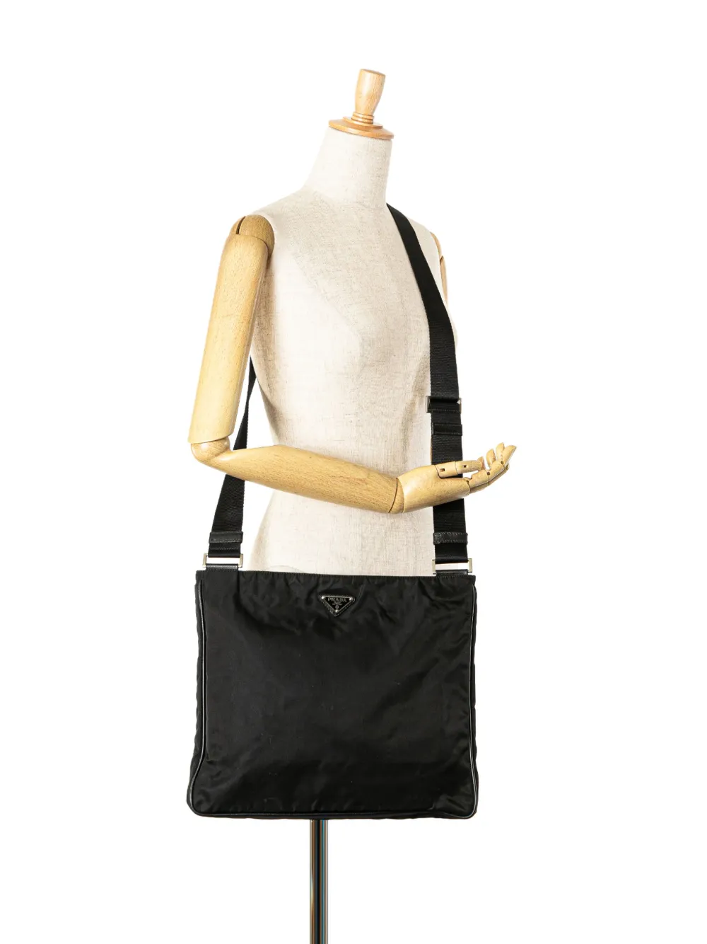 Prada Pre-Owned 2013-2024 Tessuto Zip Top crossbody bag - Zwart