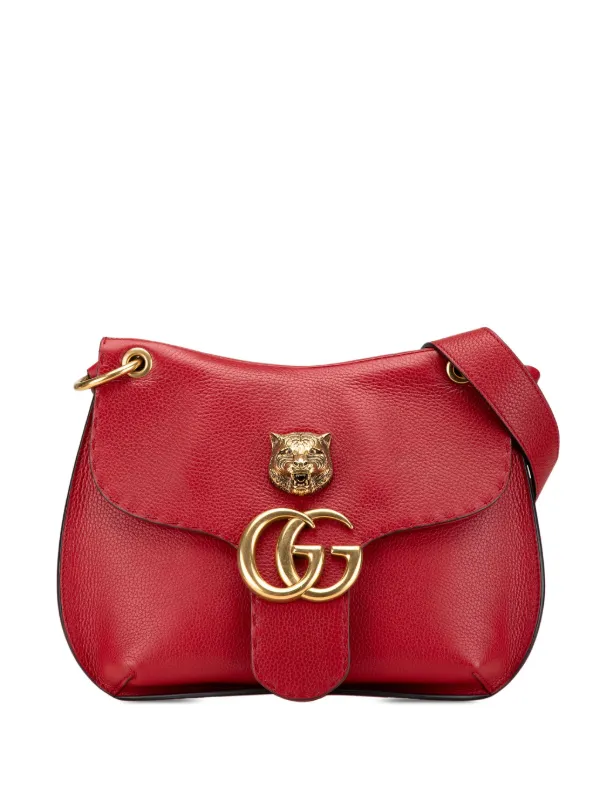 Gucci Pre-Owned 2016-2024 レザー GGマーモント アニマリエ 