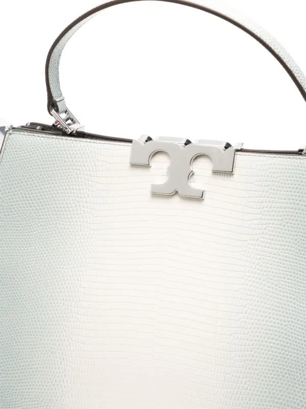 Tory Burch Eleanor Lizard サッチェルバッグ | ブルー