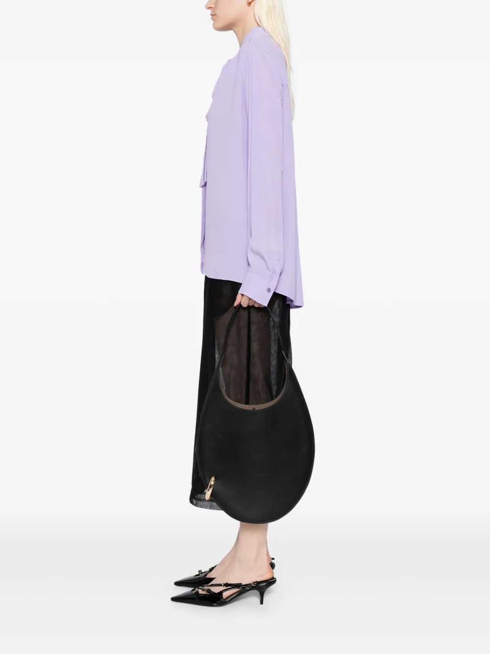 Shop Tory Burch Pierced Shoulder Bag