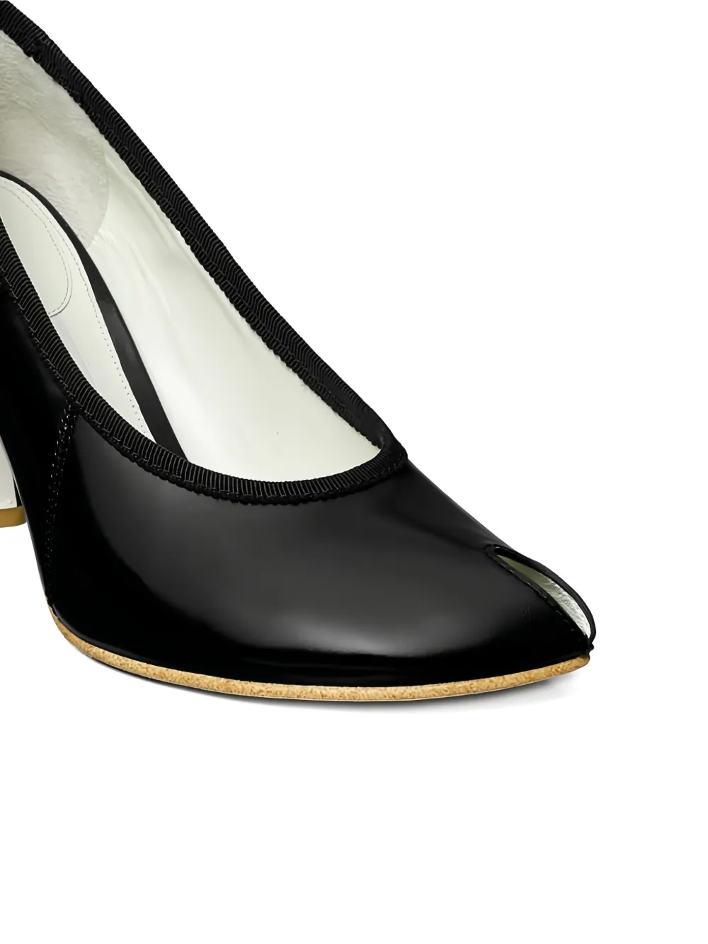 Tory Burch 90mm peep-toe heeled pumps Black
