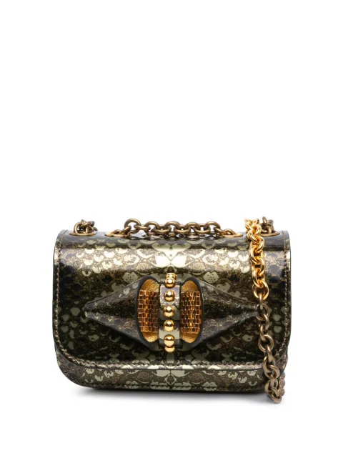 Christian Louboutin Pre-Owned bolsa crossbody Mini Printed Calfskin Sweet Charity 2010-2024