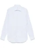 Mazzarelli mini-check shirt - Blue