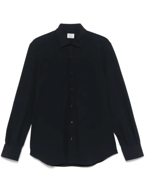 Mazzarelli piqué-weave shirt