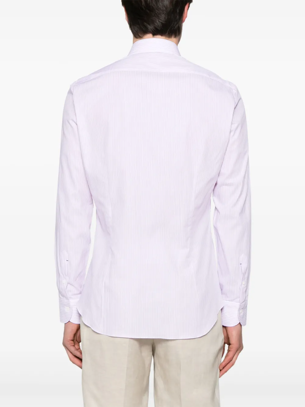Mazzarelli Cotton Shirts In Pink
