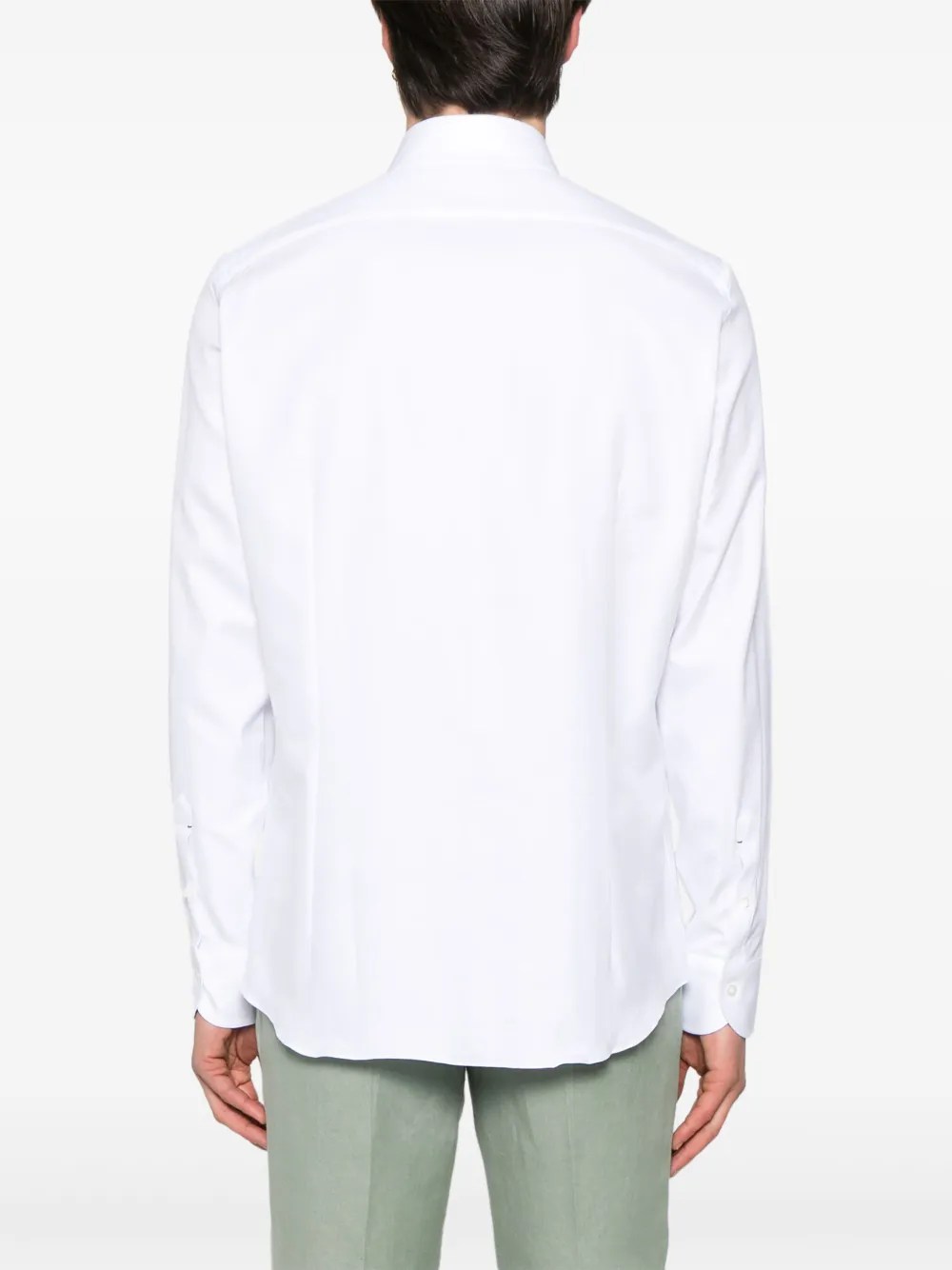 Mazzarelli Cotton Shirts In White