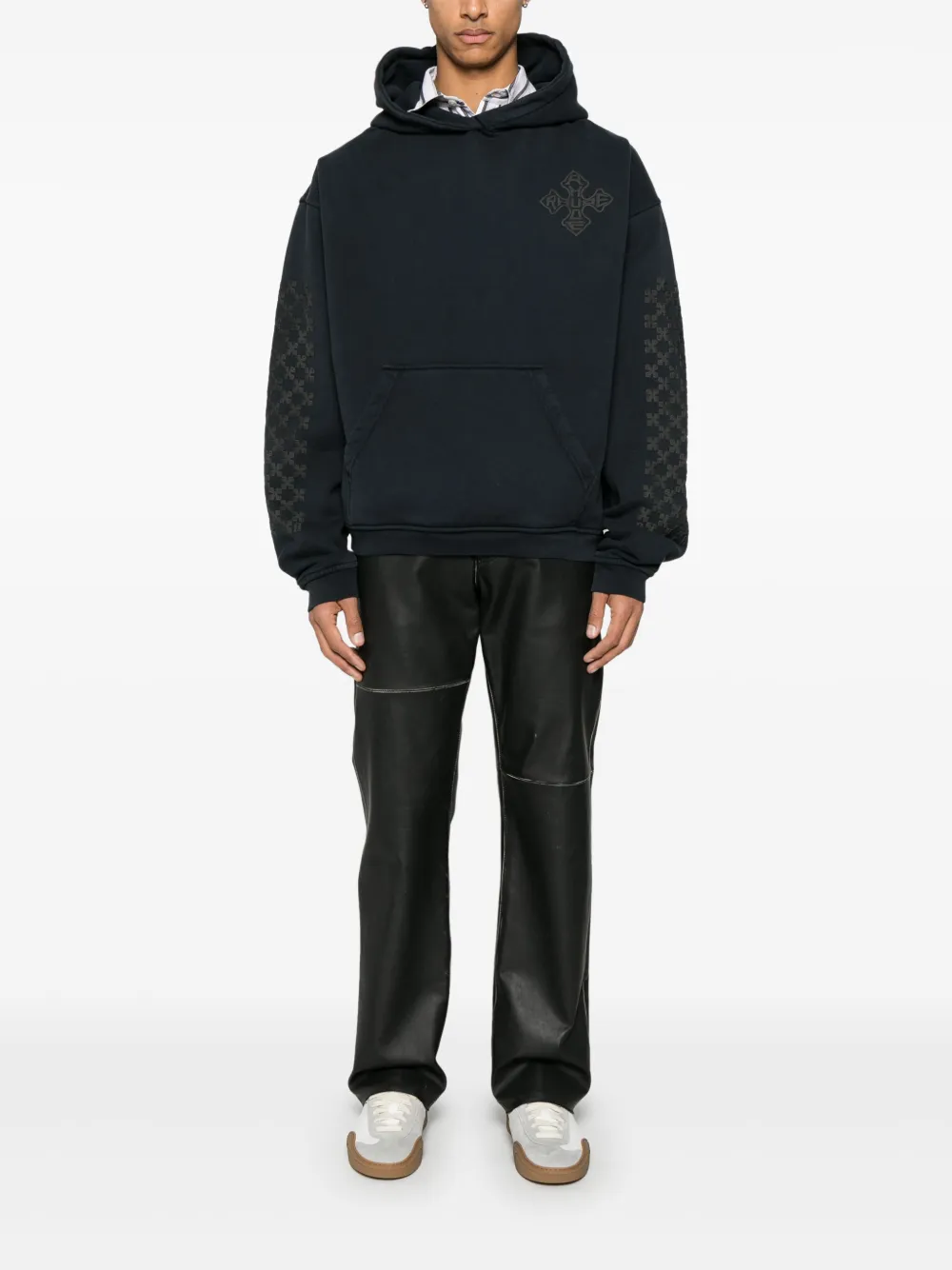 RHUDE Hoodie met logo - Zwart