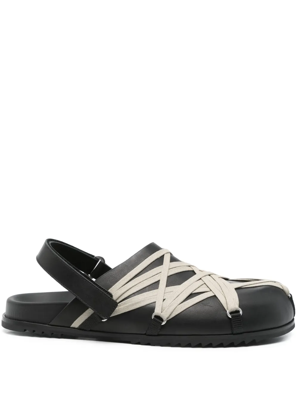 Rick Owens Megalaced sandalen Zwart