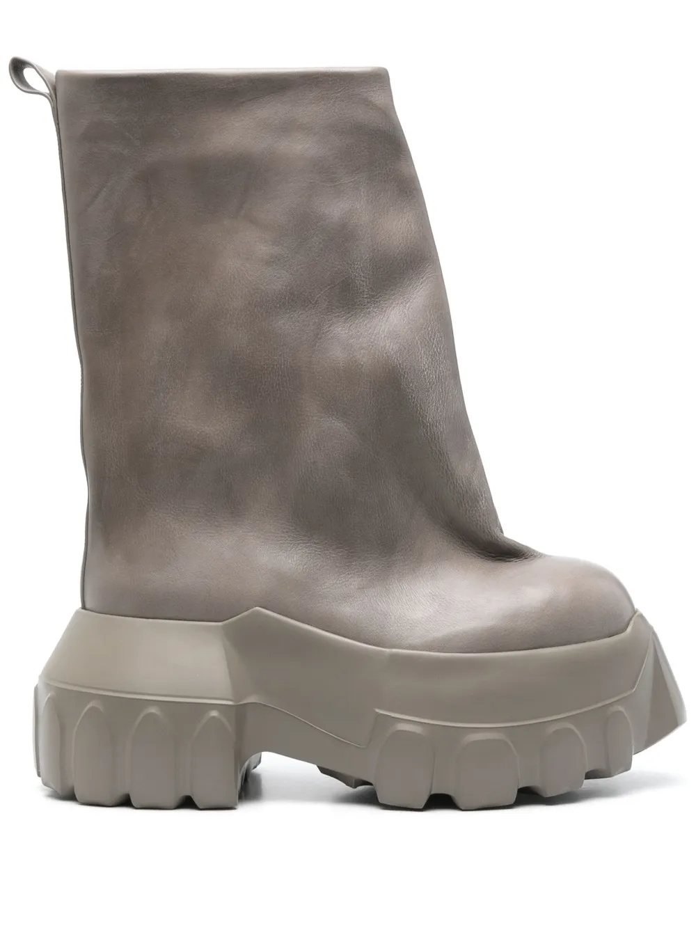 Rick Owens Flared Mega Tractor Boots