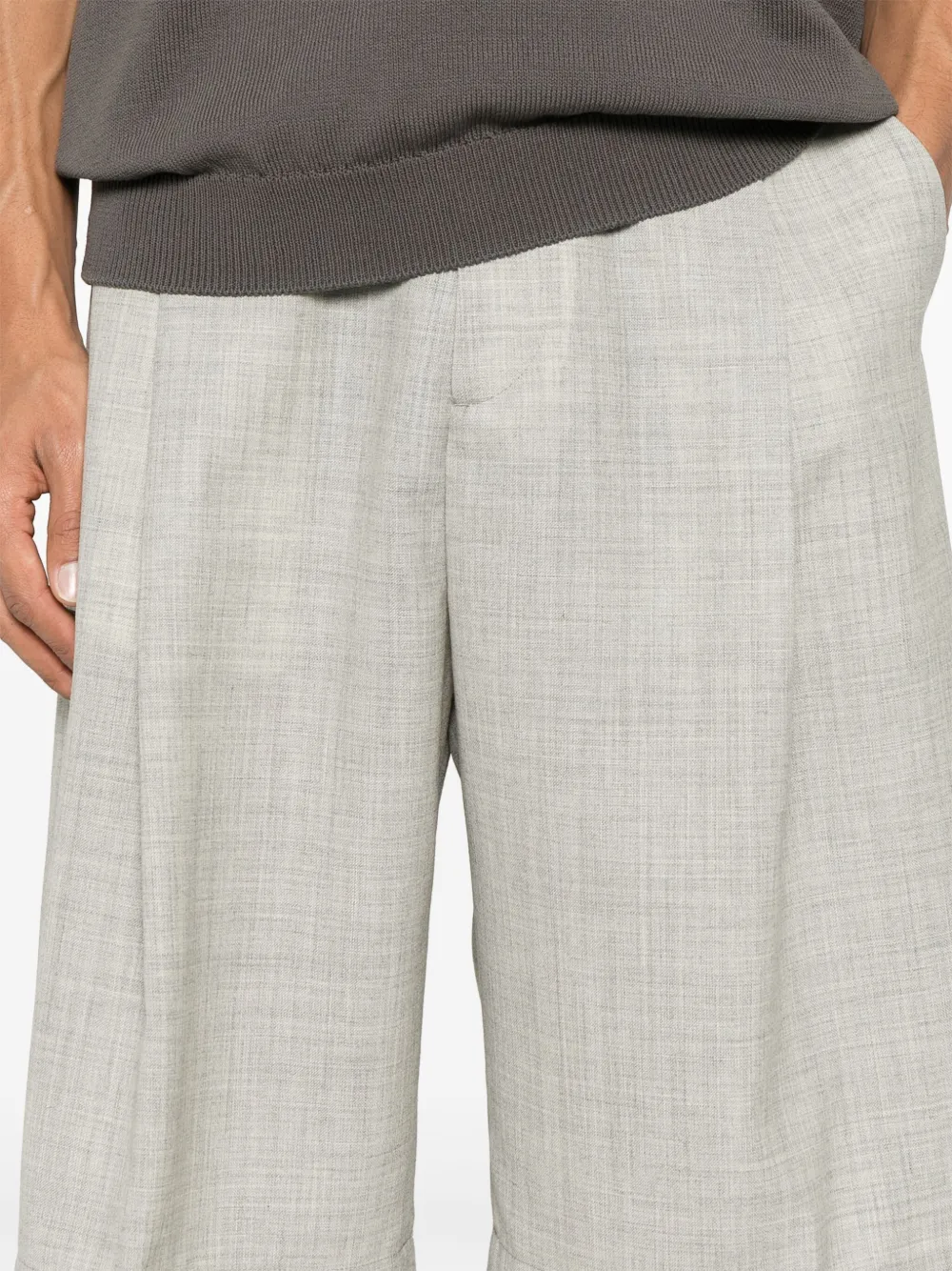 Studio Nicholson Fowold shorts Beige