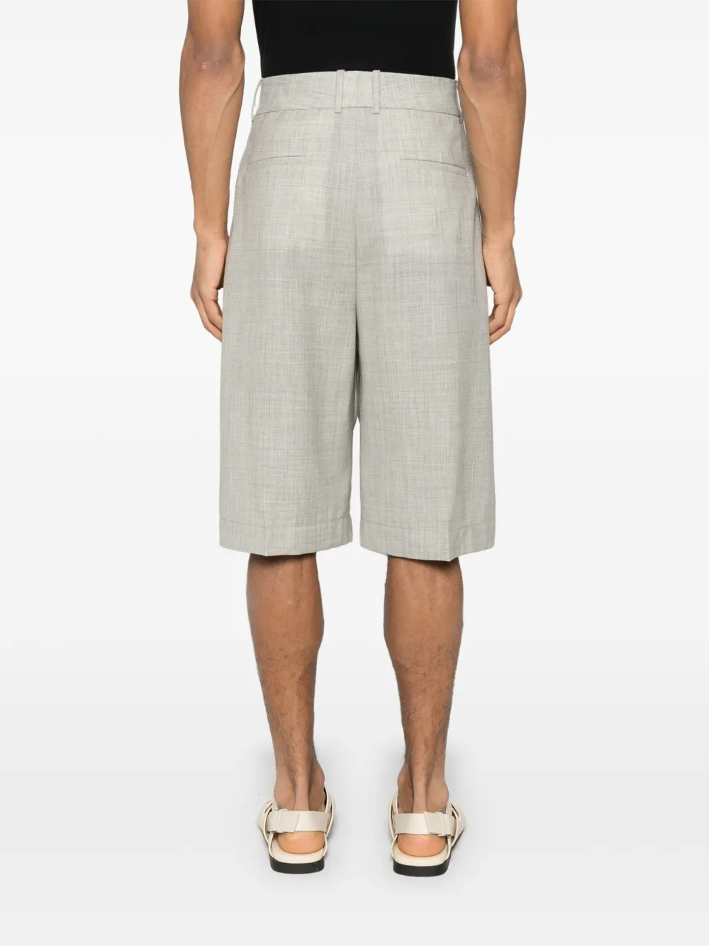 Studio Nicholson Fowold shorts Beige