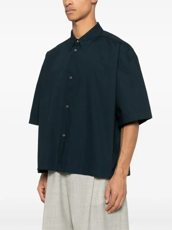 Studio Nicholson サンコ ショトスリフ シャツ 【関税込】 Studio Nicholson Santo Shirt in Multi Stripe - Wallace