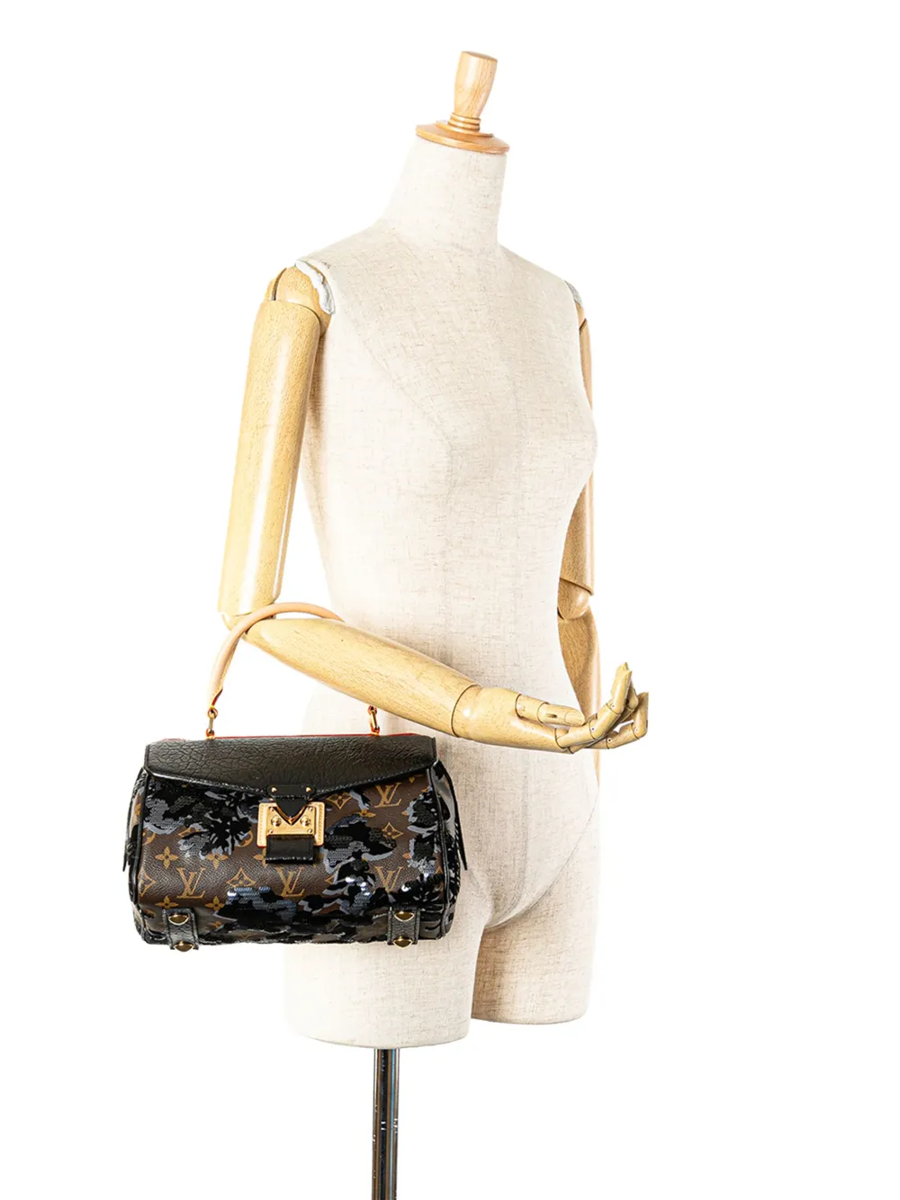 Louis Vuitton Pre-Owned 2010 Monogram Fleur De Jais Carrousel handbag - Bruin