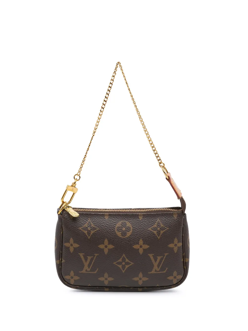 Louis Vuitton Pre-Owned 2020 モノグラム ミニ ポシェット アクセソワール ハンドバッグ - ブラウン Louis Vuitton Pre-Owned 2020 モノグラム ミニ ポシェット アクセソワール ハンドバッグ - ブラウン