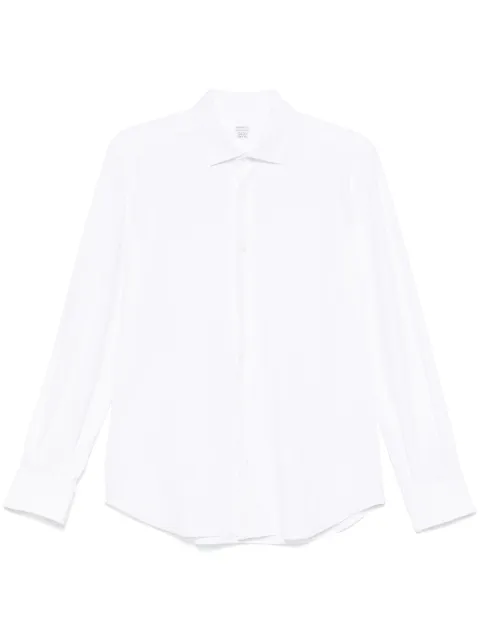 Mazzarelli piqué-weave shirt