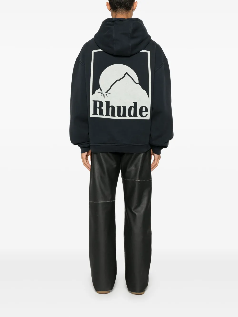 RHUDE Moonlight Badge hoodie - Zwart