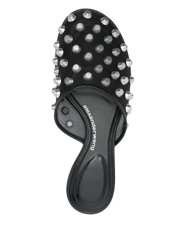 Alexander Wang Rhodes Slippers | Black | FARFETCH AU
