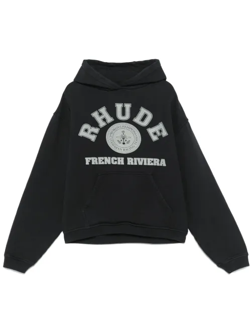 RHUDE hoodie French Riviera - Noir - RHUDE - Modalova