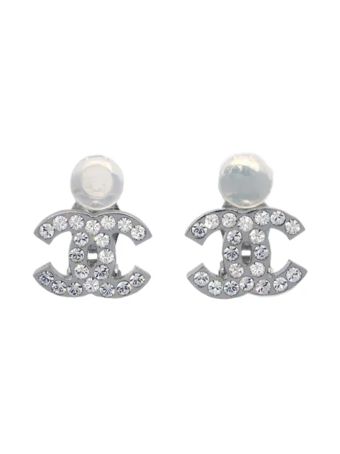 CHANEL Pre-Owned 2006 CC clip-on earrings