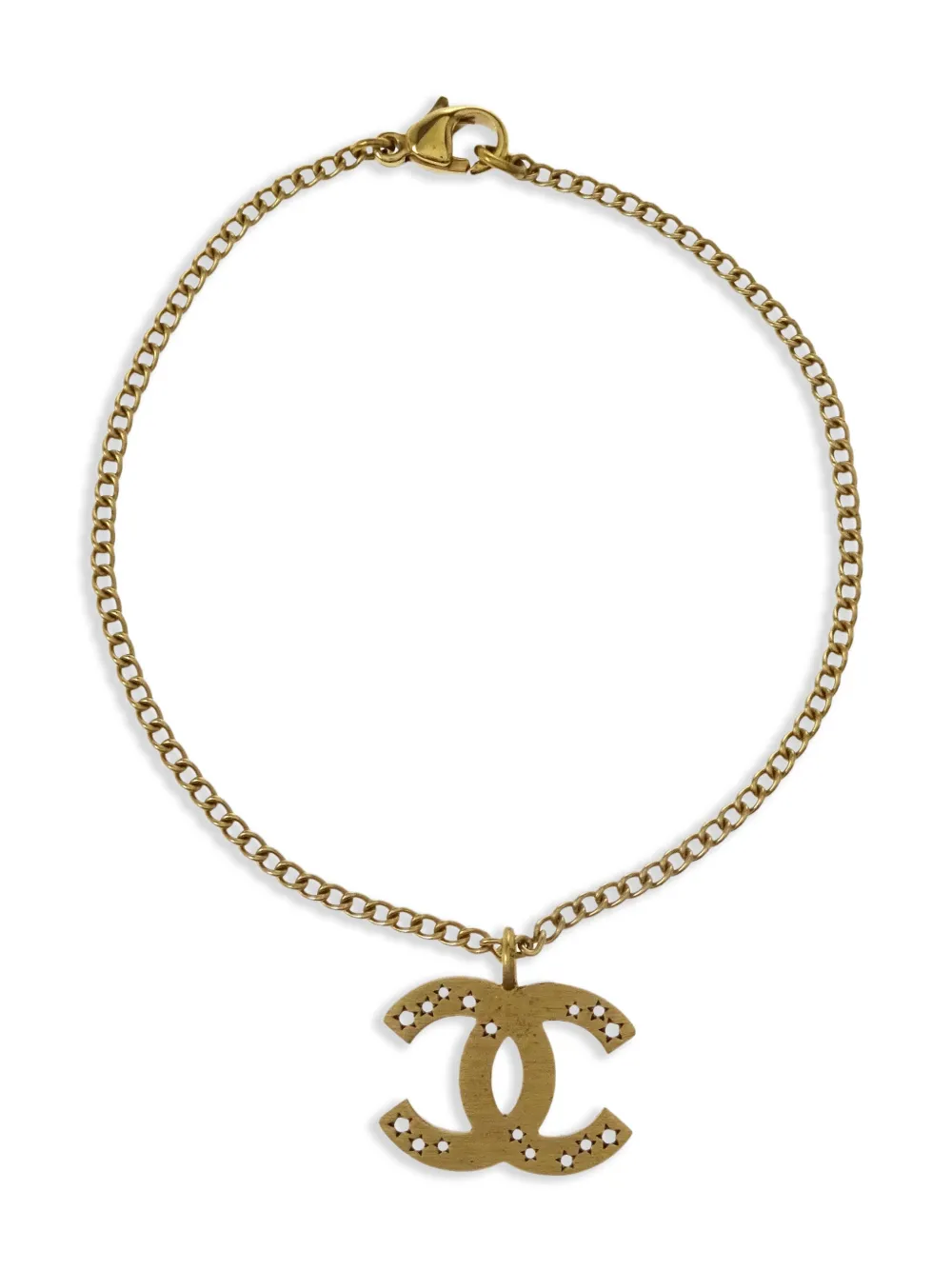 CHANEL Pre-Owned 2003 ココマーク ブレスレット - ゴールドトーン CHANEL Pre-Owned 2003 ココマーク ブレスレット - ゴールドトーン